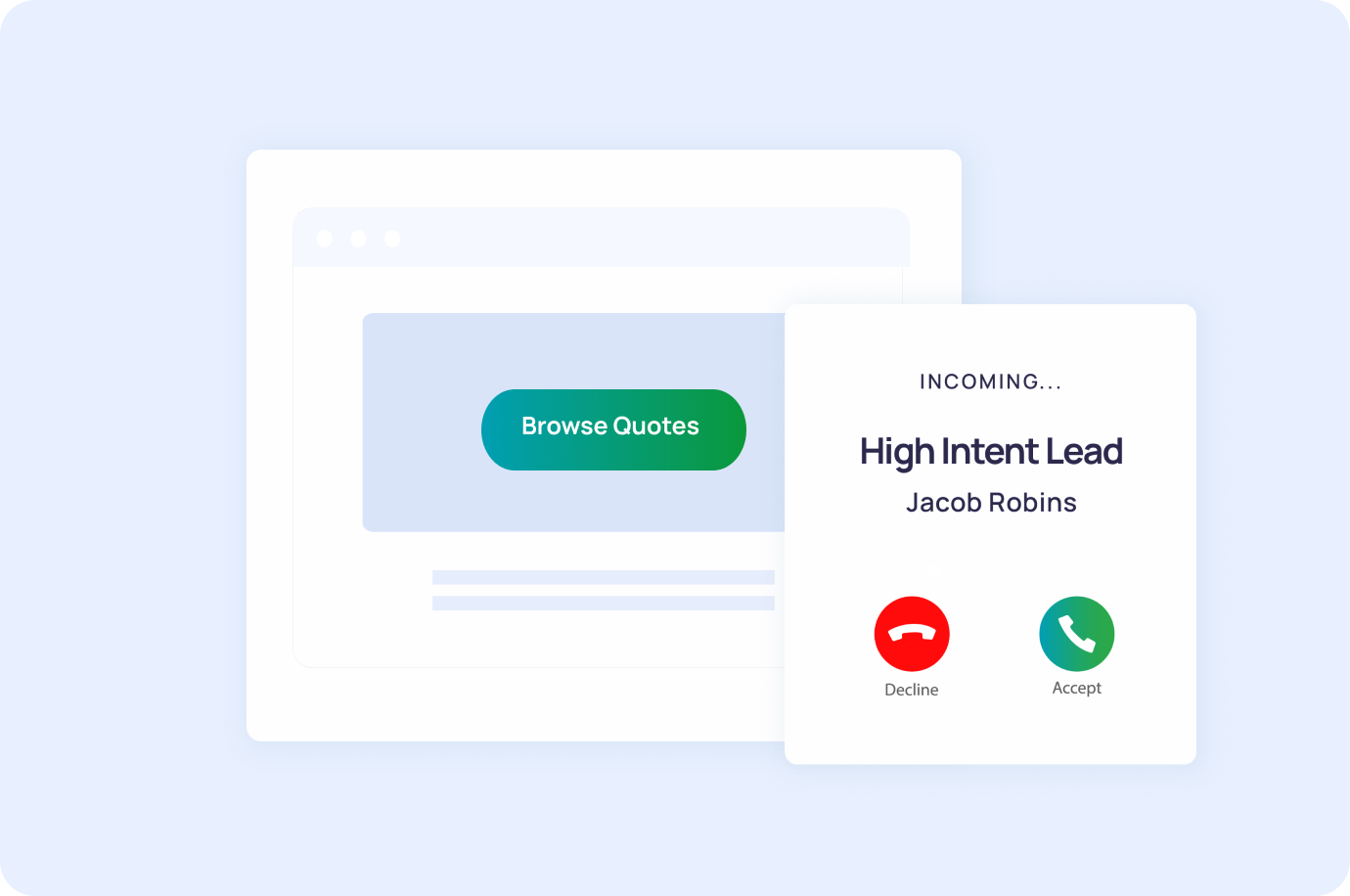 Get high quality leads for your website